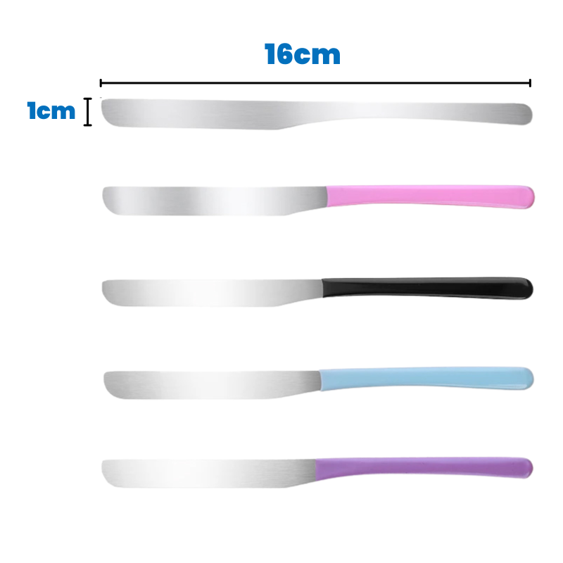 Korean Stainless Steel Makeup Foundation Mixing Spatula