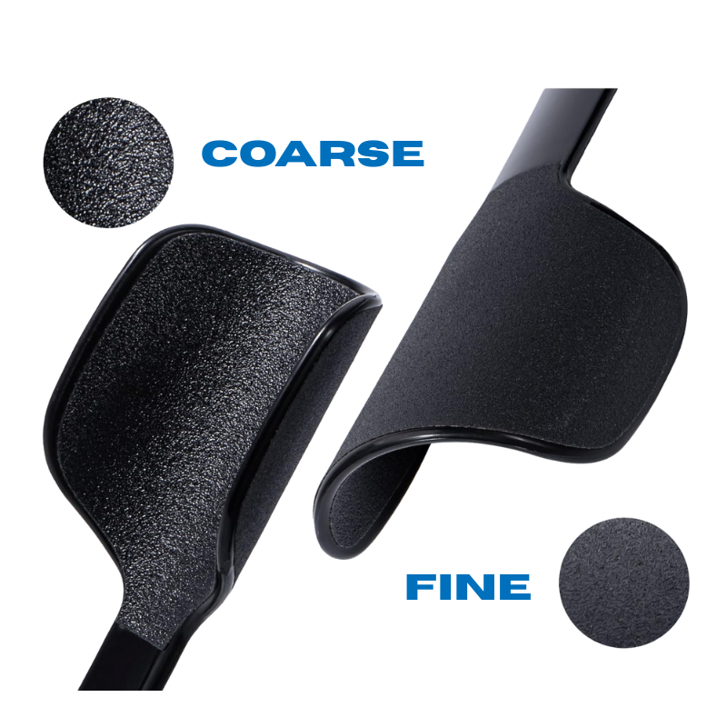 P07 - Double-side Curved U-Shaped Foot File & Foot Scrubber