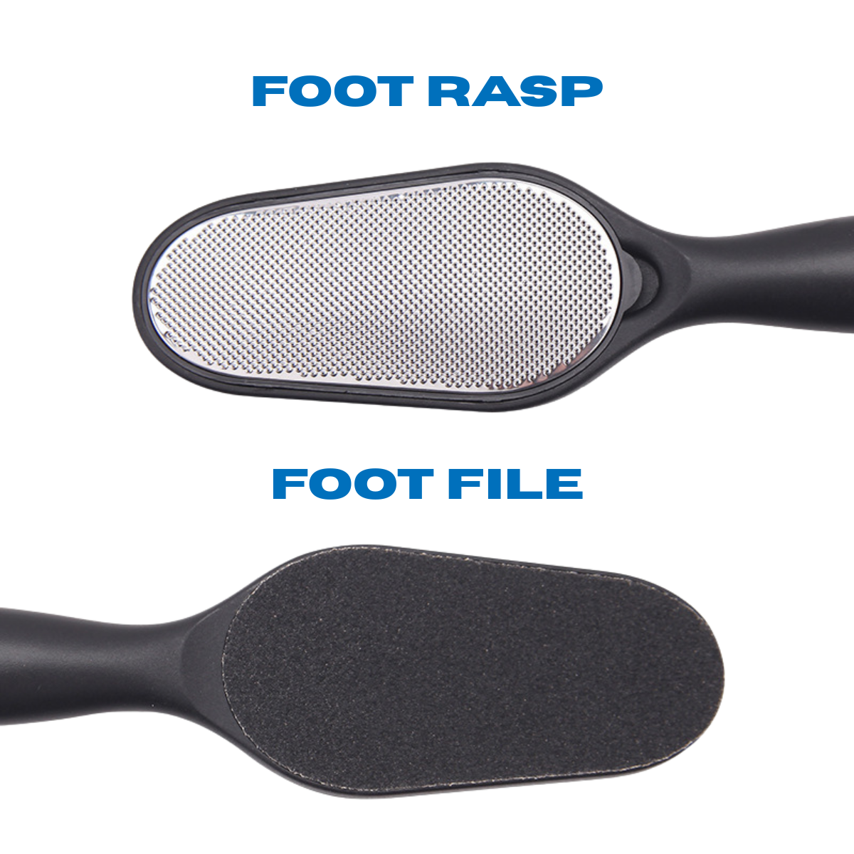 P09 - Double-side Callus Remover with Foot File Detachable Foot Rasp