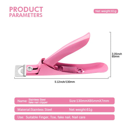 Stainless Steel Artificial Nail Nipper ( nail tip cutters )