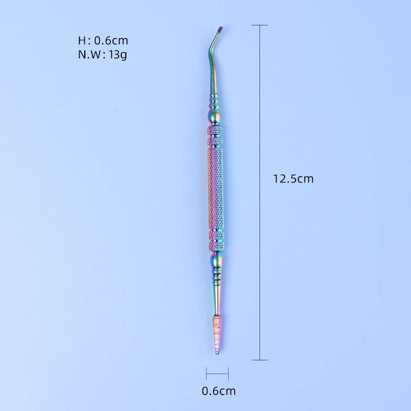 Stainless Steel Black's File Double Sided | Straight Serrated & Nail Curette