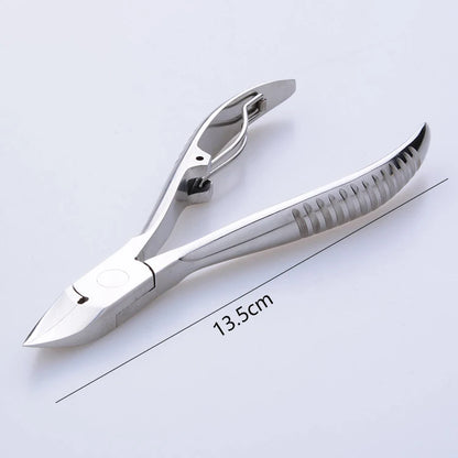Stainless Steel Nail Nippers / Clippers with Non-slip Handle