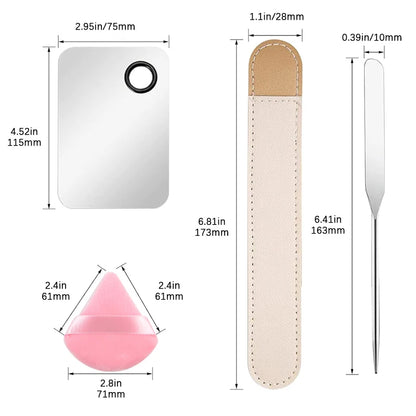 Stainless Steel Makeup Foundation Mixing Spatulas