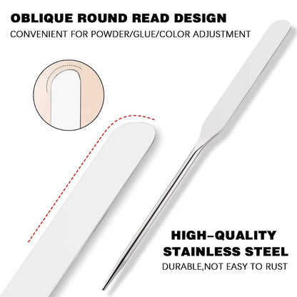 Stainless Steel Makeup Foundation Mixing Spatulas
