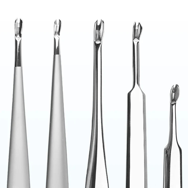 Stainless Steel Fork Head Cuticle Pusher