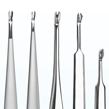 Stainless Steel Fork Head Cuticle Pusher