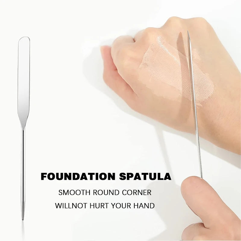Stainless Steel Makeup Foundation Mixing Spatulas