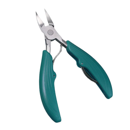 Stainless Steel Toenail Nippers Pointed Straight with Resin Handle