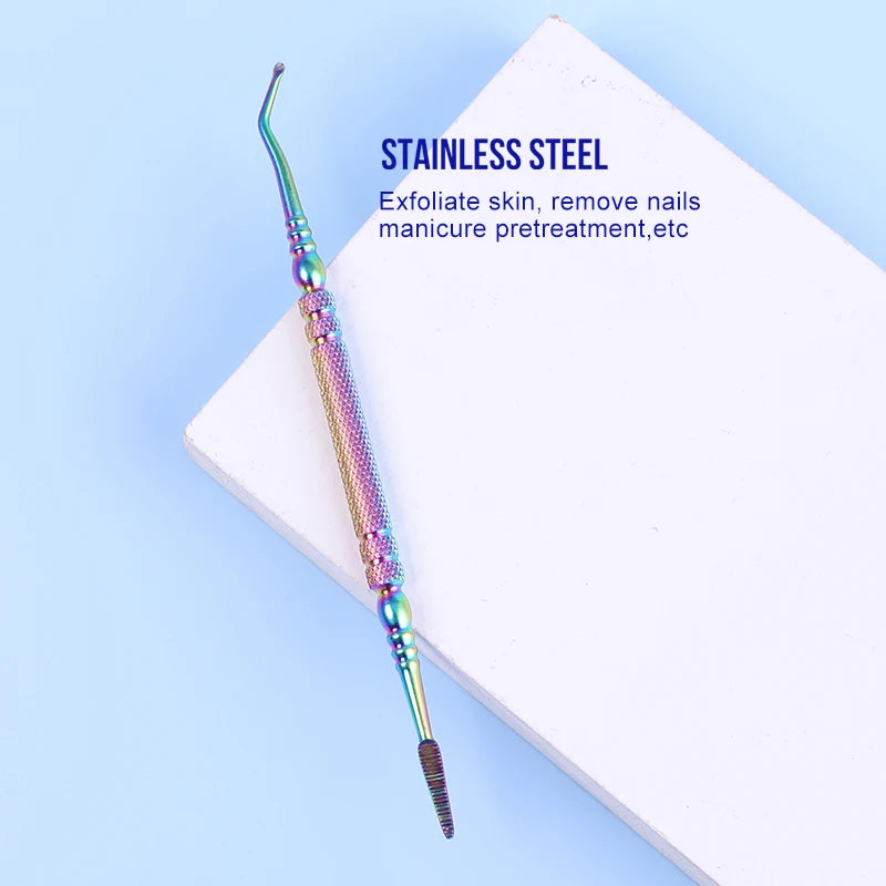 Stainless Steel Black's File Double Sided | Straight Serrated & Nail Curette
