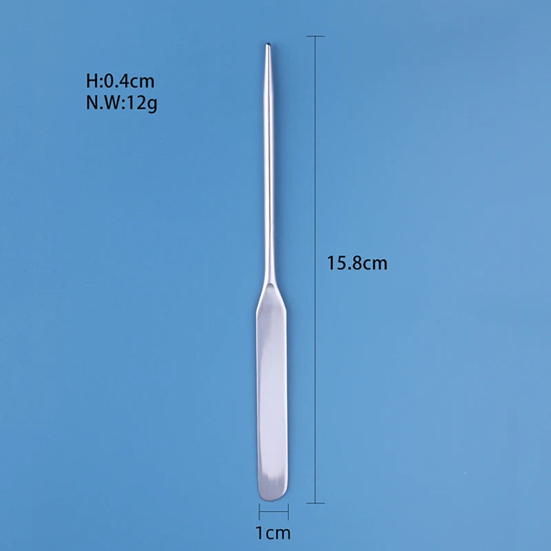 Stainless Steel Makeup Foundation Mixing Spatula with OPP bag