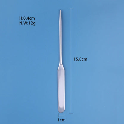 Stainless Steel Makeup Foundation Mixing Spatula with OPP bag