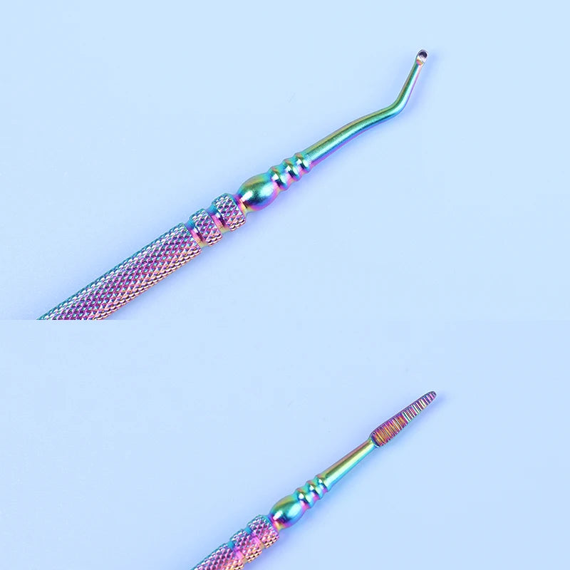 Stainless Steel Black's File Double Sided | Straight Serrated & Nail Curette