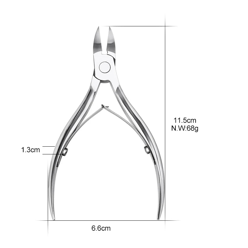 Stainless Steel Ingrown Toenail Nippersr Straight Pointed