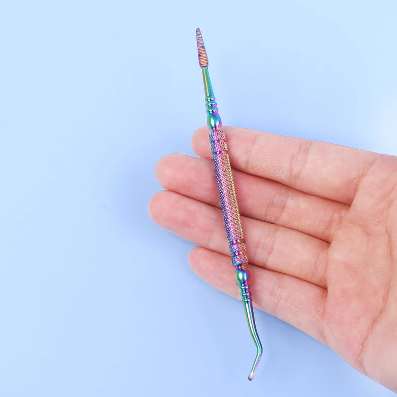 Stainless Steel Black's File Double Sided | Straight Serrated & Nail Curette