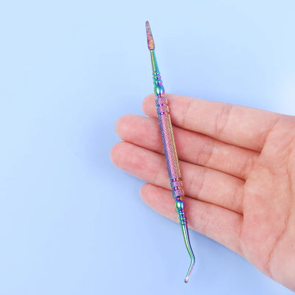 Stainless Steel Black's File Double Sided | Straight Serrated & Nail Curette