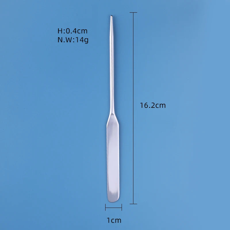 Stainless Steel Makeup Foundation Mixing Spatula with Case