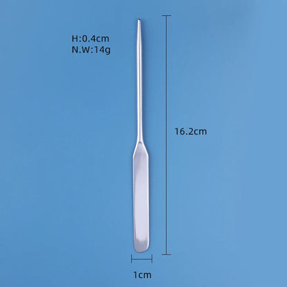 Stainless Steel Makeup Foundation Mixing Spatula with Case