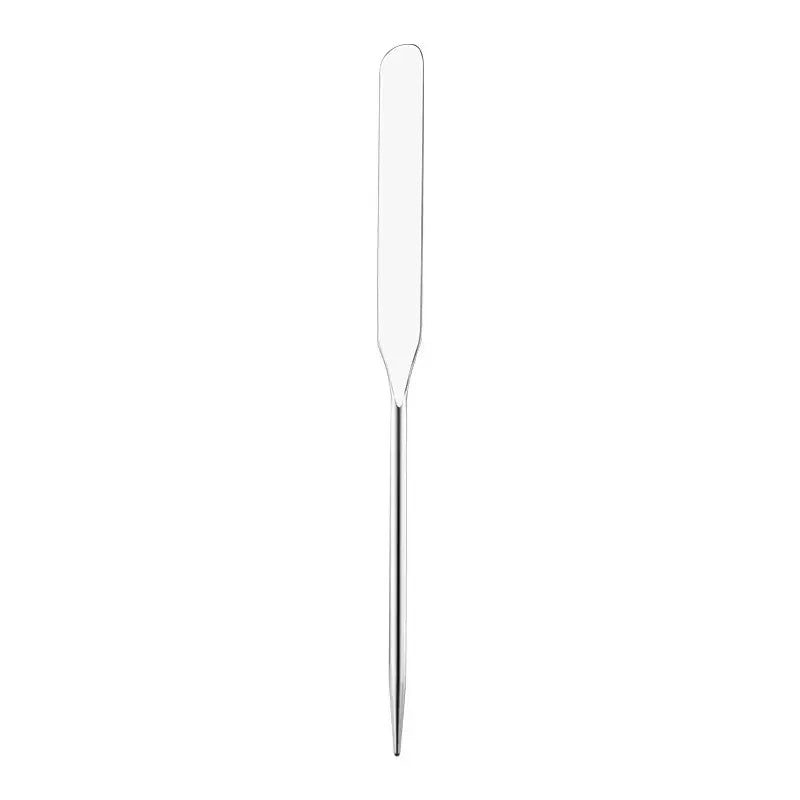 Stainless Steel Makeup Foundation Mixing Spatula with OPP bag