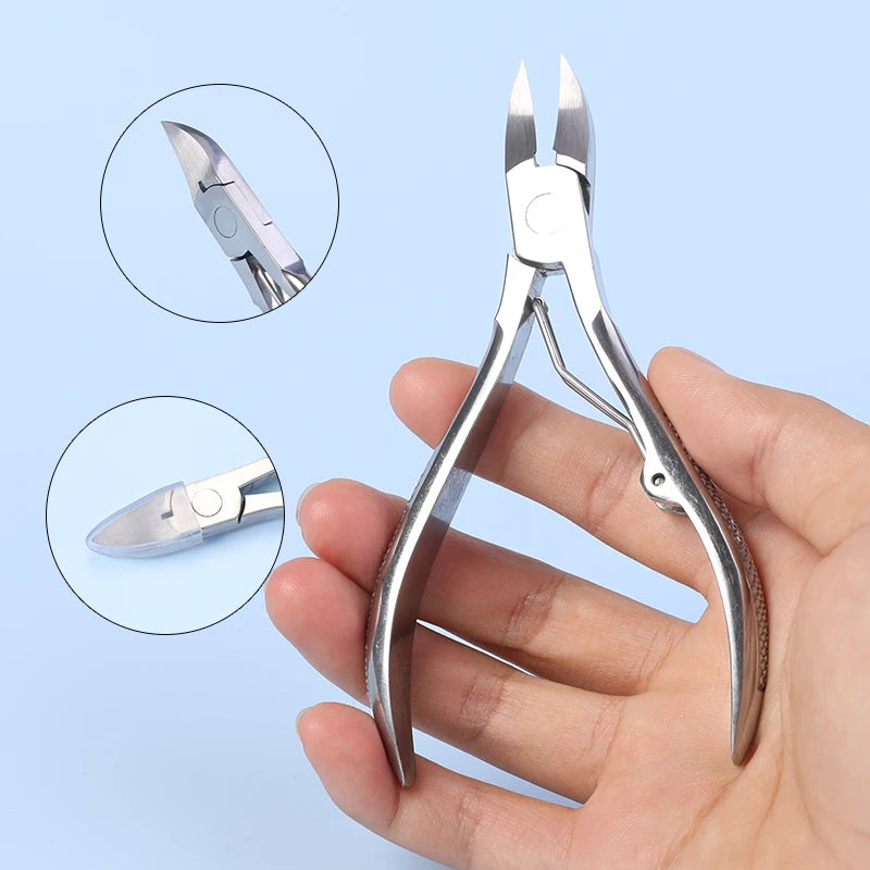 Stainless Steel Nail Nippers / Clippers with Non-slip Handle