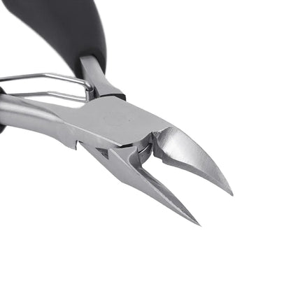 Stainless Steel Toenail Nippers Pointed Straight with Resin Handle