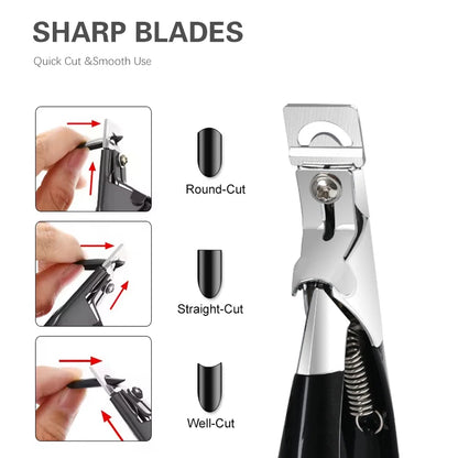 Stainless Steel Artificial Nail Nipper ( nail tip cutters )