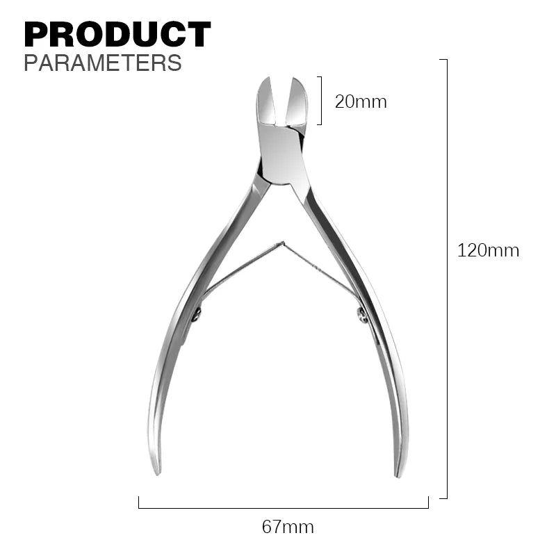 4.7 Inch Stainless Steel Toenail Nippers / Clippers - Thick Nail