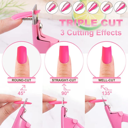 Stainless Steel Artificial Nail Nipper ( nail tip cutters )
