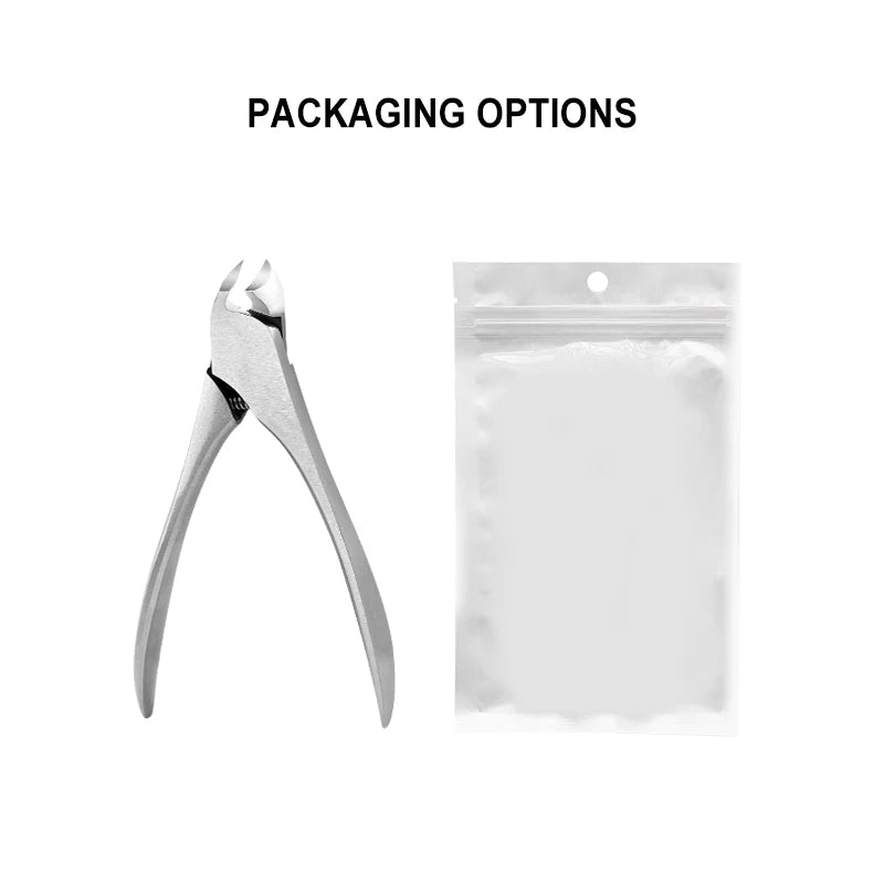 Stainless Steel Toenail Nail Clippers- Half Top Head Cutter
