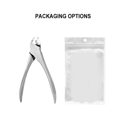 Stainless Steel Toenail Nail Clippers- Half Top Head Cutter
