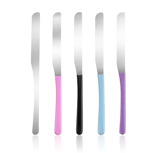 Korean Stainless Steel Makeup Foundation Mixing Spatula