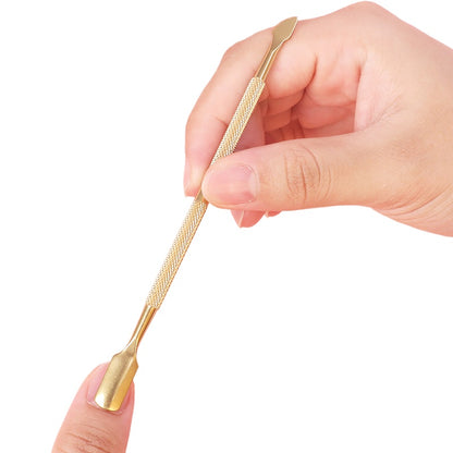 Stainless Steel Spoon & Knife Dual End Cuticle Pusher
